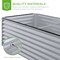 Best Choice Products 6x3x2ft Outdoor Metal Raised Garden Bed, Planter Box for Vegetables, Flowers, Herbs